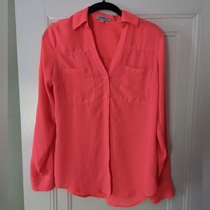 Highlighter Pink Portofino Blouse